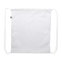 vak na stažení šňůrkou na zakázku bílá s potiskem loga - foto 2
