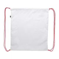 vak na stažení šňůrkou na zakázku červená s potiskem loga - foto 2