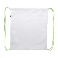 vak na stažení šňůrkou na zakázku zelená s potiskem loga - foto 2