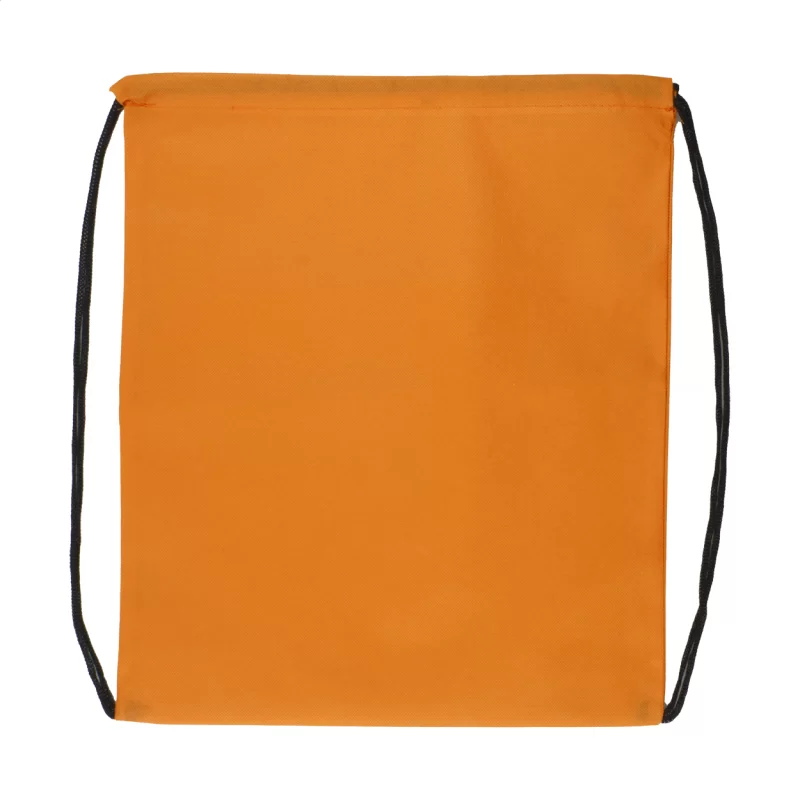 vak na stažení šňůrkou oranžová s potiskem loga