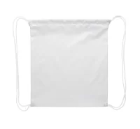 vak na stažení šňůrkou pro děti bílá s potiskem loga - foto 2