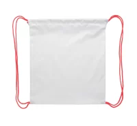 vak na stažení šňůrkou pro děti červená s potiskem loga - foto 2