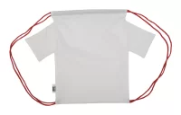 vak na stažení šňůrkou pro děti červená s potiskem loga - foto 2