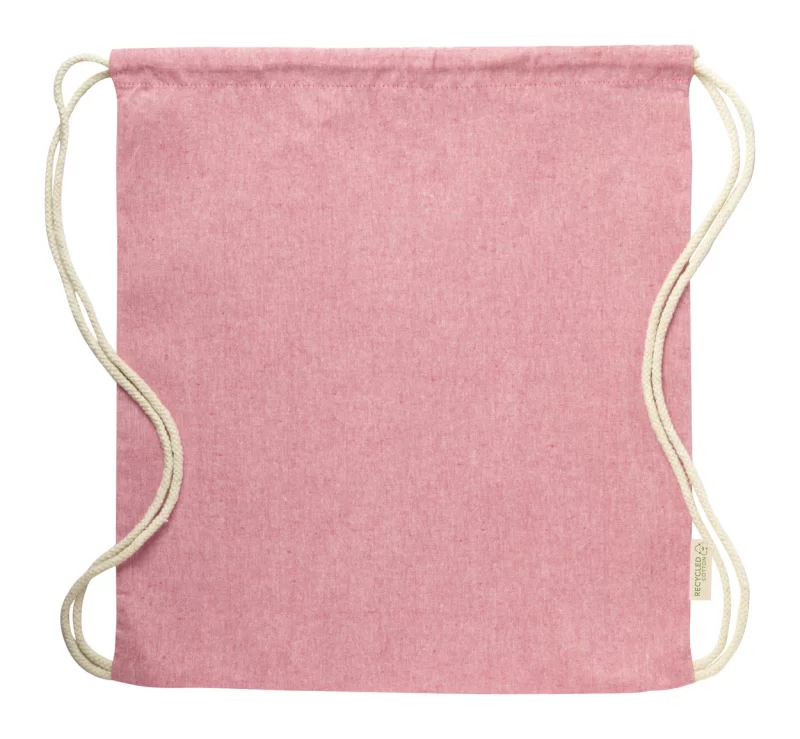 vak na stažení šňůrkou růžová — reklamní předmět s vlastním potiskem vak na stažení šňůrkou růžová s potiskem loga