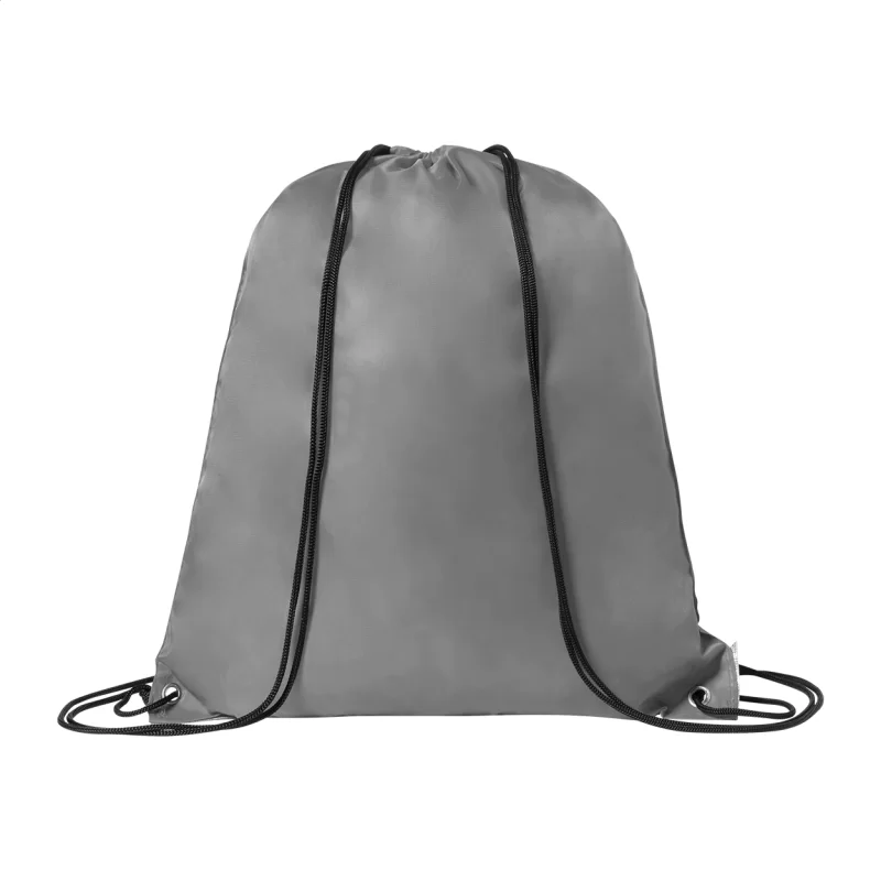 vak na stažení šňůrkou šedá — reklamní předmět s vlastním potiskem vak na stažení šňůrkou šedá s potiskem loga