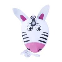 vak na stažení šňůrkou, zebra bílá s potiskem loga - foto 2