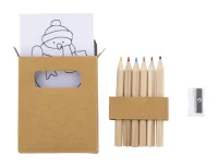 vánoční sada s omalovánkami