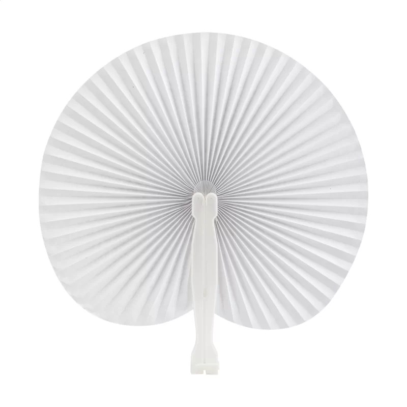 vějíř bílá s potiskem loga