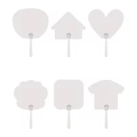 vějíř na zakázku bílá s potiskem loga - foto 5