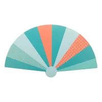 vějíř na zakázku bílá s potiskem loga - foto 3