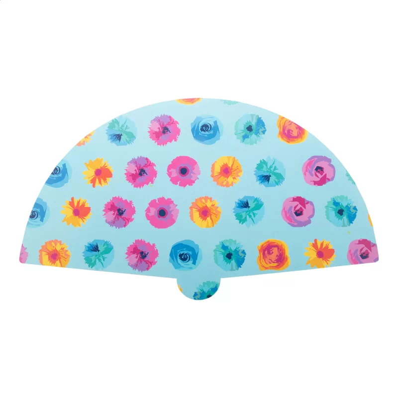 vějíř na zakázku bílá s potiskem loga