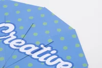 vějíř na zakázku bílá s potiskem loga - foto 5