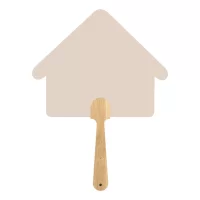 vějíř na zakázku přírodní s potiskem loga - foto 2