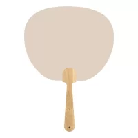 vějíř na zakázku přírodní s potiskem loga - foto 2