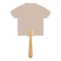 vějíř na zakázku přírodní s potiskem loga - foto 2