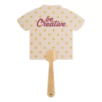 vějíř na zakázku přírodní s potiskem loga - foto 3