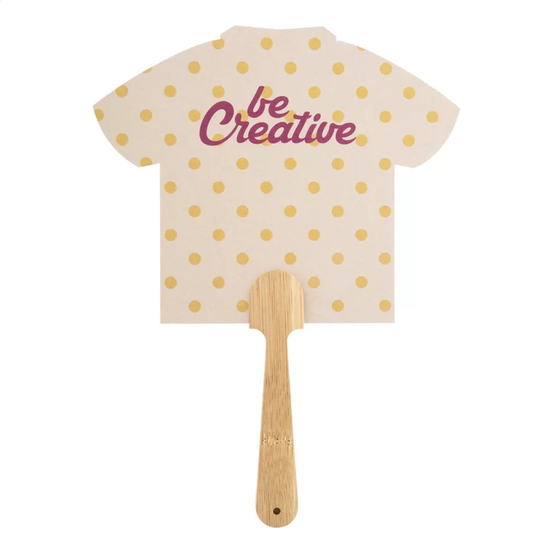 vějíř na zakázku přírodní — reklamní předmět s vlastním potiskem vějíř na zakázku přírodní s potiskem loga