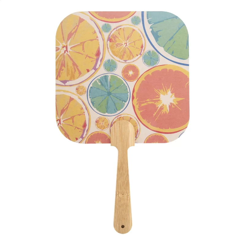 vějíř na zakázku přírodní — reklamní předmět s vlastním potiskem vějíř na zakázku přírodní s potiskem loga