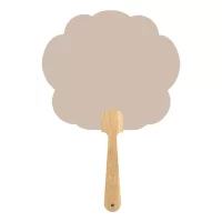 vějíř na zakázku přírodní s potiskem loga - foto 2