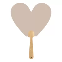 vějíř na zakázku přírodní s potiskem loga - foto 2