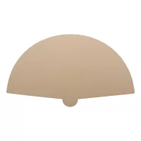 vějíř na zakázku přírodní s potiskem loga - foto 2