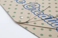 vějíř na zakázku přírodní s potiskem loga - foto 4