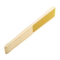 vějíř žlutá s potiskem loga - foto 2