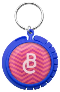 věšák na tašky modrá s potiskem loga - foto 2