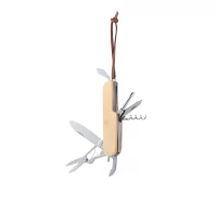 víceúčelový kapesní nůž přírodní s potiskem loga - foto 2