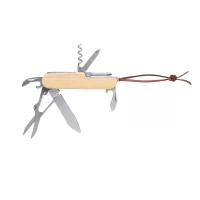 víceúčelový kapesní nůž přírodní s potiskem loga - foto 3