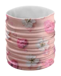 víceúčelový šátek bílá s potiskem loga