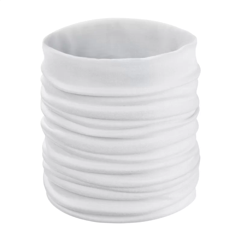 víceúčelový šátek bílá — reklamní předmět s vlastním potiskem víceúčelový šátek bílá s potiskem loga