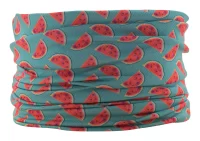 víceúčelový šátek na zakázku bílá s potiskem loga