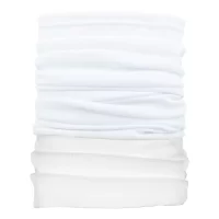 víceúčelový šátek na zakázku bílá s potiskem loga - foto 2