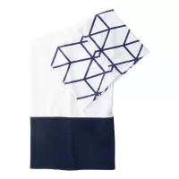 víceúčelový šátek na zakázku modrá s potiskem loga - foto 3