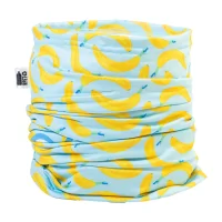 vícevrstvý šátek z RPET na zakázku bílá s potiskem loga