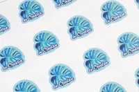 vinylové samolepky bílá s potiskem loga - foto 8