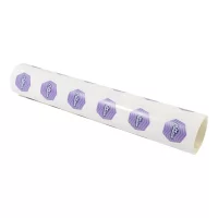 vinylové samolepky bílá s potiskem loga