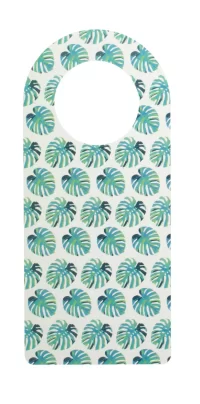 visačka na dveře na zakázku bílá s potiskem loga - foto 4