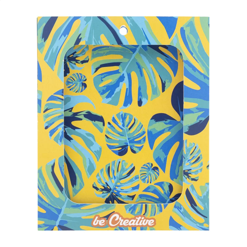 visačka na zakázku bílá s potiskem loga