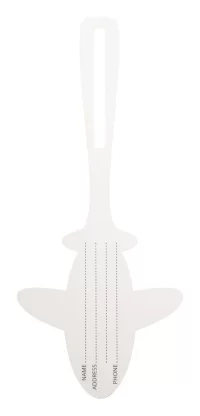 visačka na zavazadla bílá s potiskem loga - foto 5