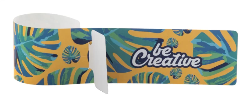 visačka na zavazadla bílá s potiskem loga