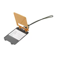 visačka na zavazadla oranžová s potiskem loga - foto 3