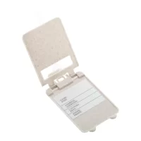 visačka na zavazadla přírodní s potiskem loga - foto 3