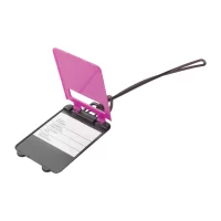 visačka na zavazadla růžová s potiskem loga - foto 3