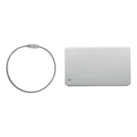 visačka na zavazadla stříbrná s potiskem loga - foto 5