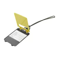 visačka na zavazadla žlutá s potiskem loga - foto 3