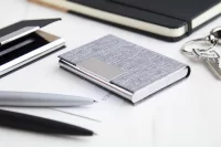 vizitkář šedá s potiskem loga - foto 5