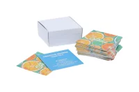 vizitky na zakázku bílá s potiskem loga