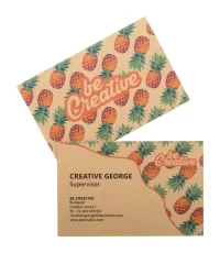 vizitky na zakázku přírodní s potiskem loga - foto 2